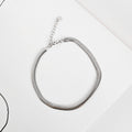 Pulseira Malha Snake Banho Ródio Branco