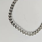 Pulseira Corrente Fina Maria Banho Ródio Branco