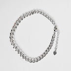 Pulseira Corrente Fina Maria Banho Ródio Branco