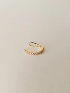 Piercing Fake Cravejado Elis Banho Ouro 18k