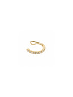 Piercing Fake Cravejado Elis Banho Ouro 18k