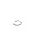 Piercing Fake Cravejado Elis Banho Ródio Branco