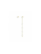 Brinco Pérolas Pendentes Banho Ouro 18k