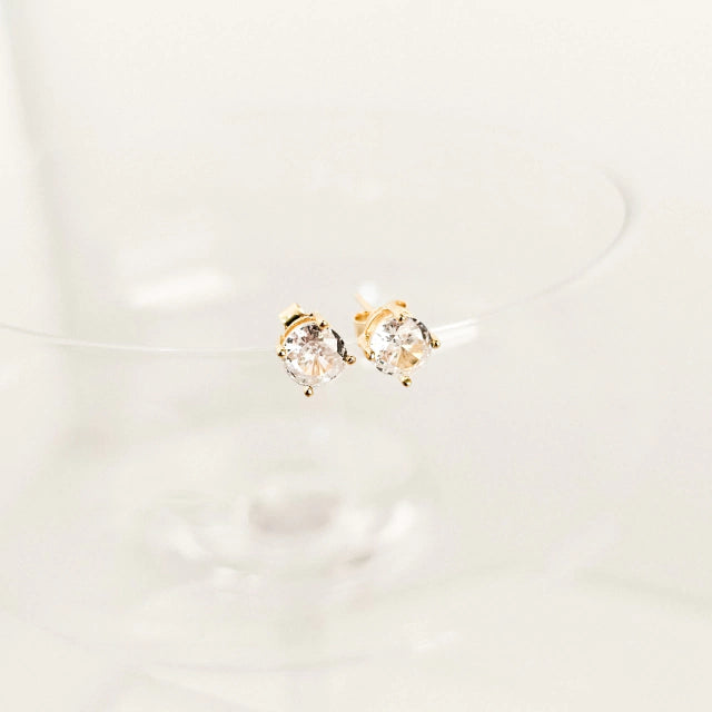Conjunto Elis Mini Ponto de Luz Banho Ouro 18k