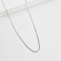 Colar Corrente Maya Cartier 70cm Banho Ródio Branco