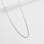 Colar Corrente Maya Cartier 70cm Banho Ródio Branco