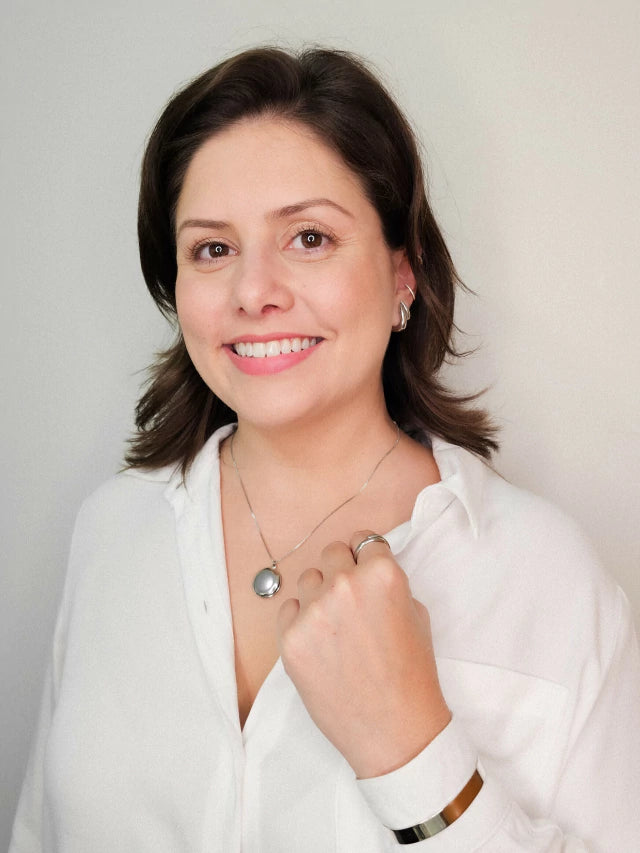 Bracelete Liso Square Elis Banho Ródio Branco