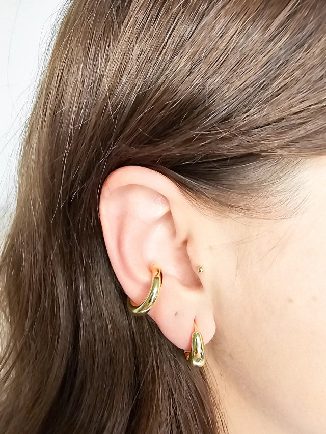 Piercing Fake Bold Banho Ouro 18k