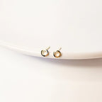 Brinco Mini Maya Círculo Banho Ouro 18K