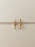 Brinco Argola Triangular Elis M Banho Ouro 18k