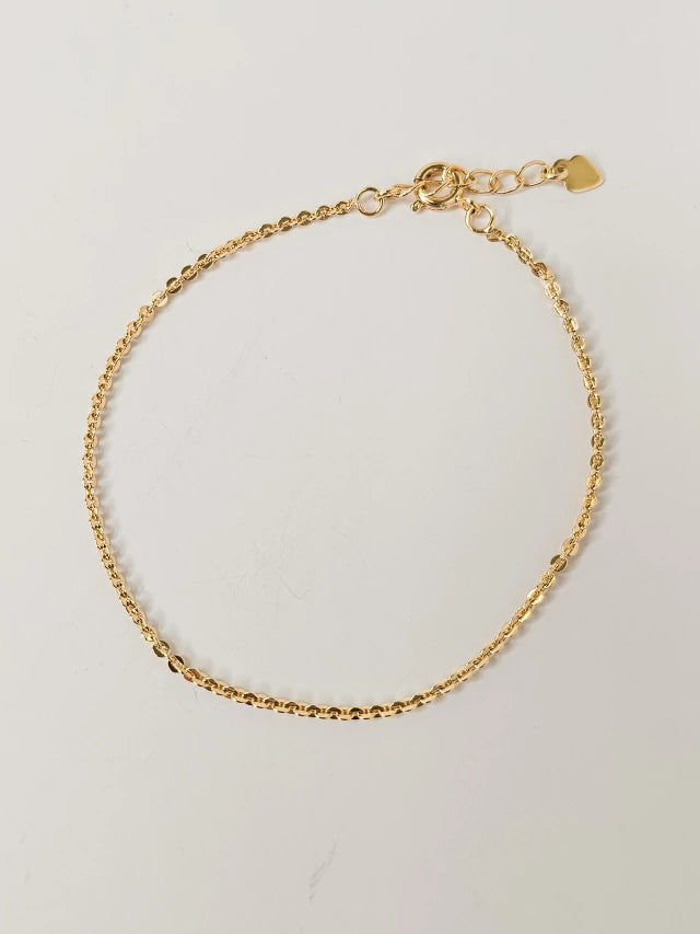 Pulseira Cadeadinho Banho Ouro 18K