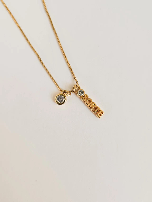 Colar Patuá 55 cm Banho Ouro 18k
