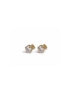 Brinco Ponto de Luz 8mm Banho Ouro 18K