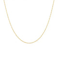 Colar Corrente Maya Singapura 45cm Banho Ouro 18k