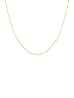 Colar Corrente Maya Singapura 45cm Banho Ouro 18k