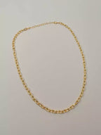 Colar Corrente Elos 40 cm Banho Ouro 18k