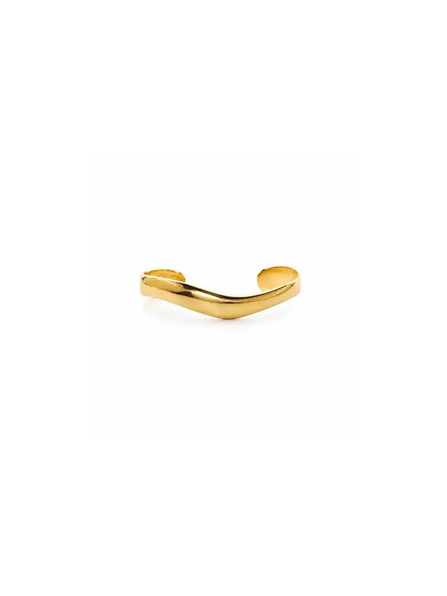 Piercing Transversal Fake Maya Banho Ouro 18k